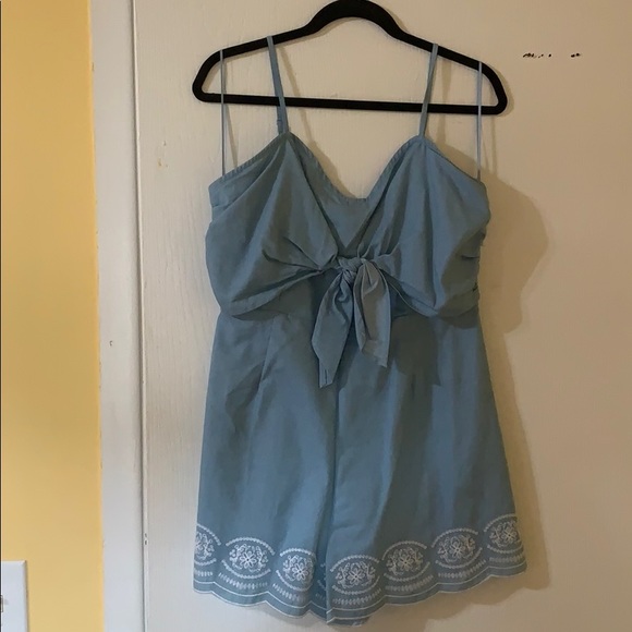 Flying Tomato Pants - Denim romper